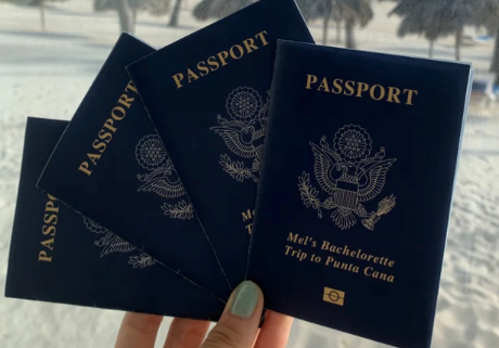 Passport Bachelorette,Wedding, girls trip, Birthday,Babyshower Itinerary/Menu/Party Favor