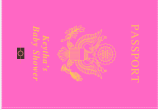 Passport Bachelorette,Wedding, girls trip, Birthday,Babyshower Itinerary/Menu/Party Favor
