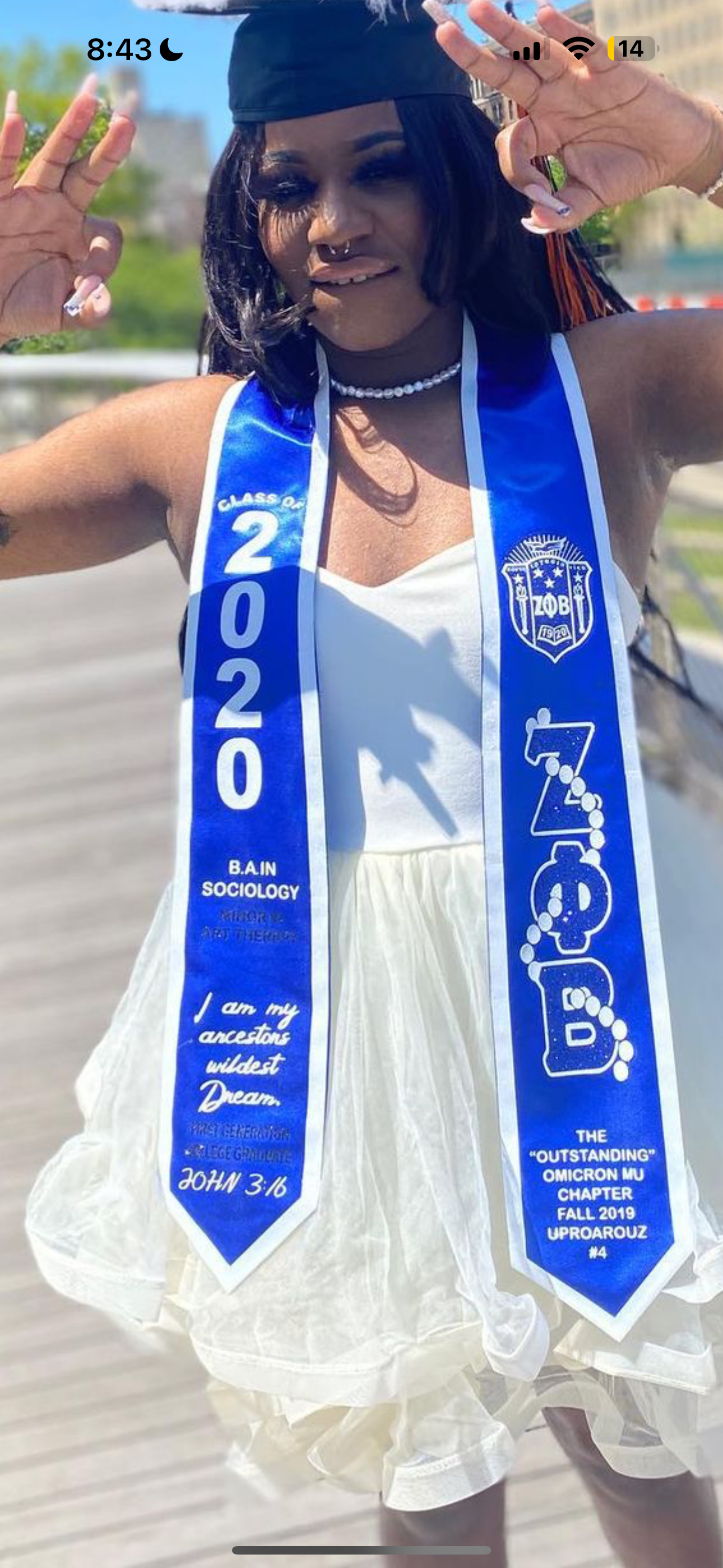 Custom Graduation Stole