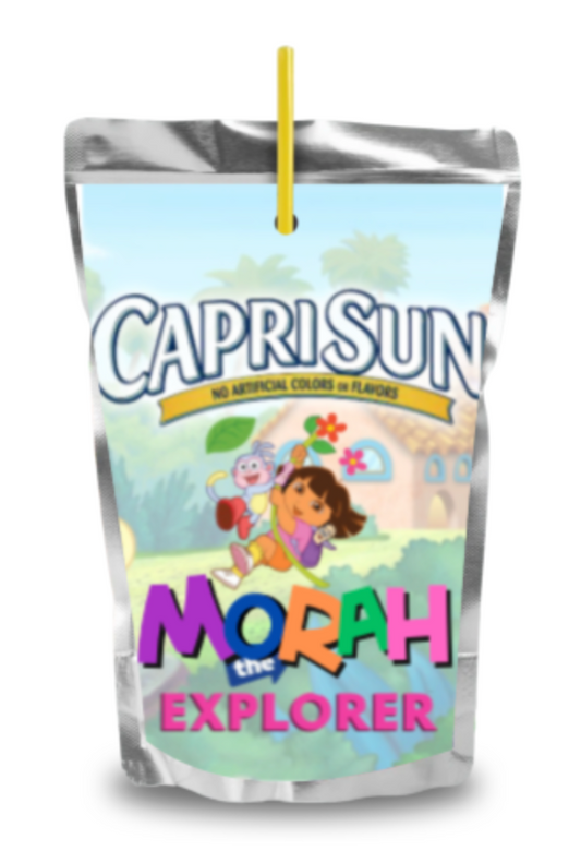 Custom Juice Pouch Label