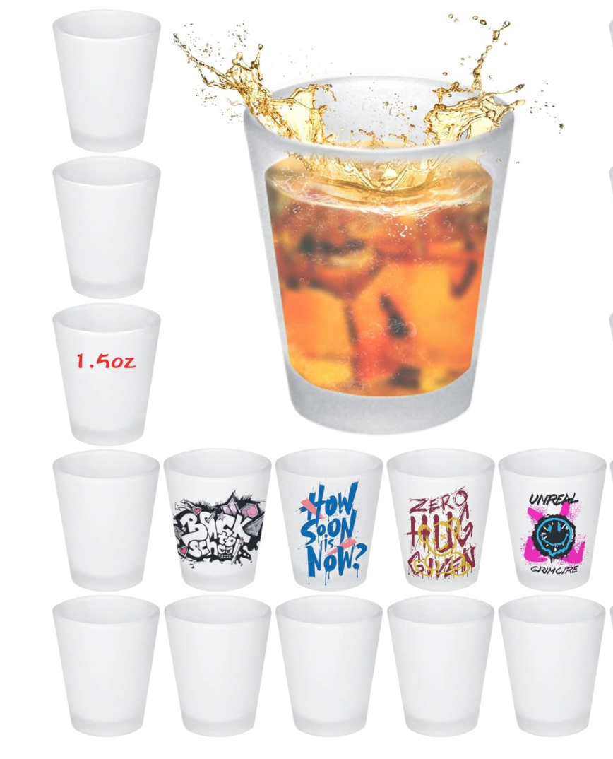 Custom shot glasses